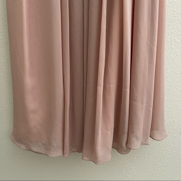 Wtoo by Waters Blush Bridesmaid Gown Sz 2 - Picture 6 of 10